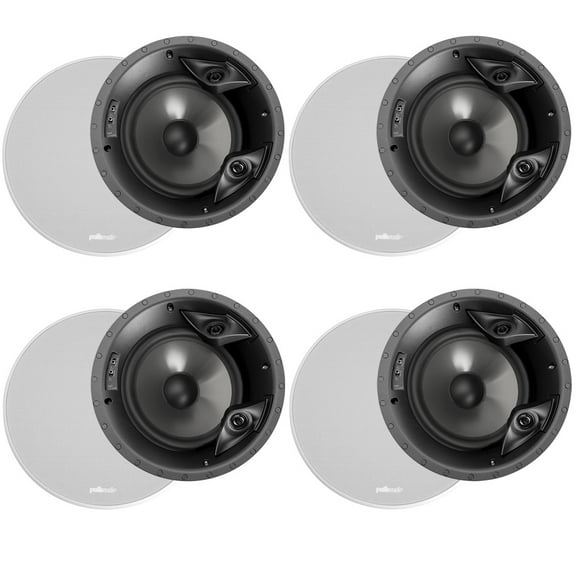 Polk Audio 80F/X-RT Vanishing 8" In Ceiling Speakers - 4 Pack (White)