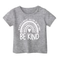 thumbnail image 4 of Utlike Girls T-Shirt Fashion Casual Breathable Printed Round Neck T Shirt Size 4 Years-5 Years Grey, 4 of 4