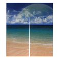thumbnail image 1 of ABPHQTO Cortina de entrada de playa de orilla de mar azul, cortinas japonesas de Noren, cortina de puerta, cortina de entrada, tamaño 105x120 CM ABPHQTO Noren-A178-105x120, 1 of 1