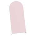 thumbnail image 1 of Cubiertas de soporte de fondo de arco, cubierta de fondo decorativa de parte superior redonda para baby shower 65cmx150cm, 1 of 9