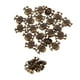 thumbnail image 2 of 20 juegos de remaches metálicos con forma de calavera gótica para manualidades de cuero Bronce, 2 of 6