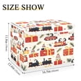 thumbnail image 5 of Yayeee Collapsible Cube Storage Bin with Lid Fabric Closet Decorative Basket with Handles, Christmas Box Train, 5 of 7