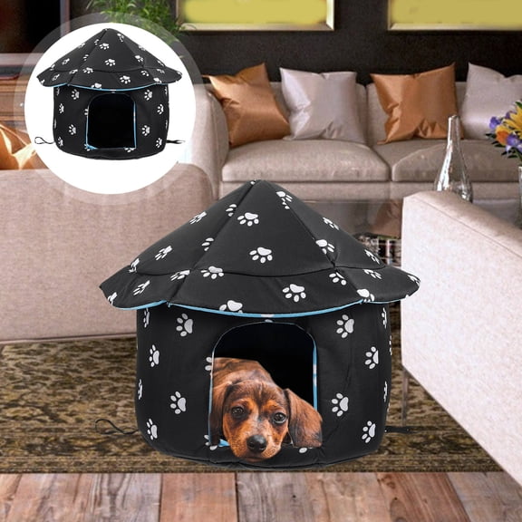 PAMINGONO 1Pack Cat House for Lawn and Garden 40.0x40.0x40.0in