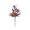 C #059, variant on 1PCS Halloween Floral Pick, Halloween Decor Vase Filler Pick, Spooky Skull Spider Pumpkin Artificial Stem for Vase Centerpiece Harvest Party Decoration
