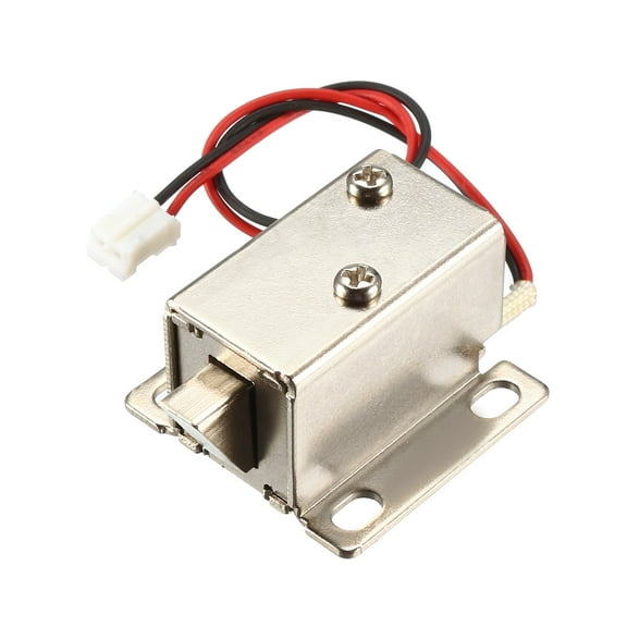 DC6V 1A 6mm Mini Electromagnetic Solenoid Lock Assembly Tongue Down for Electirc Lock Cabinet Door Lock