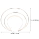 thumbnail image 4 of EeaseMX 2 diademas de hierro de tres capas para el cabello, accesorios para el cabello de novia para boda., 4 of 8
