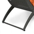 thumbnail image 7 of Muse & Lounge Co. Fields Outdoor Chaise Lounge in Gray PE Wicker / Rattan, 7 of 7