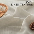 thumbnail image 3 of Cortinas DANCURTON, mezcla de lino y lino, 244 x 132 cm, color beige, 3 of 8