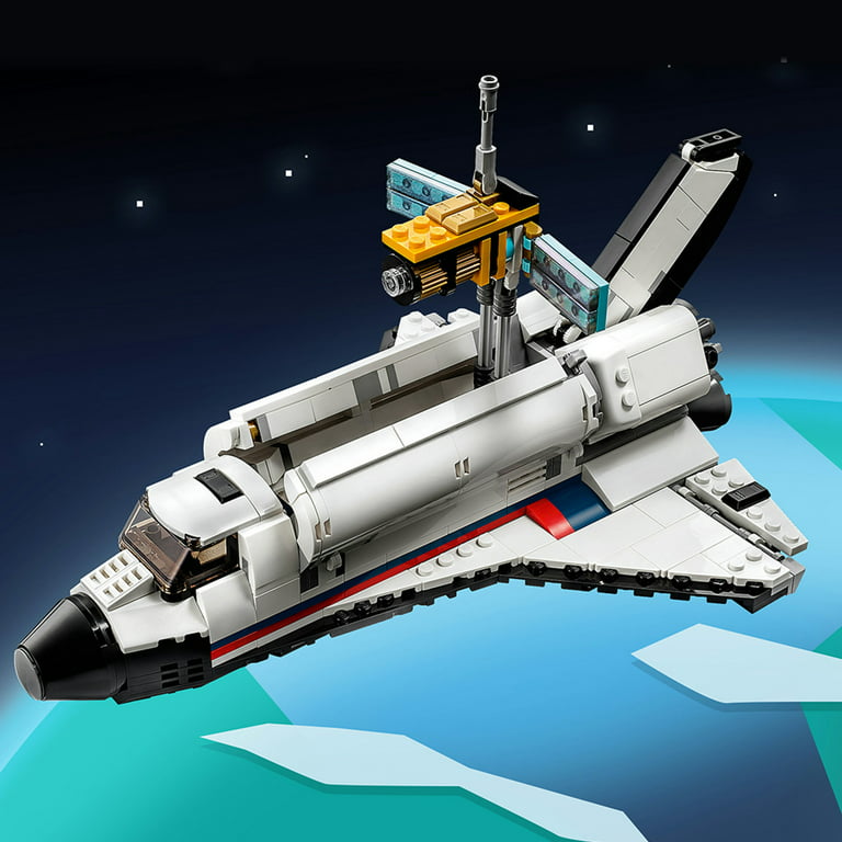 tand film sollys LEGO Creator 3in1 Space Shuttle Adventure 31117 Building Toy for Kids Who  Love Creative Fun (486 Pieces) - Walmart.com