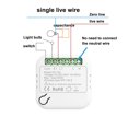 thumbnail image 4 of sweethay El miniinterruptor Wifi DIY admite el módulo de automatización del hogar inteligente de Control de 2 vías 10A que funciona con la Electrónica, 4 of 6