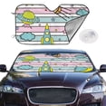 thumbnail image 2 of Fotbe Space Doodle Car Windshield Sunshade | Sun Visor Protector Front Window Shade, Keeps Out UV Rays, Keeps Your Vehicle Cool-Small, 2 of 7