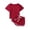 Wine, variant on Xmyrz Toddler Girl Outfits Set Shorts Set Comfy Brief Style Sports Recreation Outdoor Clothes Sets Clothing Suits