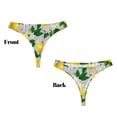 thumbnail image 3 of Fotbe Lemon Seamless Pattern Oil Painting Effect Tanga Sin Costuras para Mujer con Estampado – Panties Invisibles, Transpirables y Cómodos para Uso Diario-4X-Large, 3 of 6