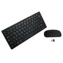 ZFYXGS Ultimate Wireless 2.4GHz Mini Keyboard and Mouse Combo Set for Laptop Macbo