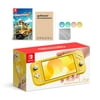Nintendo Switch Lite Yellow with Overcooked! 2 and Mytrix Accessories NS Game Disc Bundle Best Holiday Gift