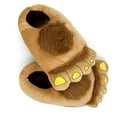 thumbnail image 4 of Men's Big Feet Furry Monster Adventure Slippers Comfortable Novelty Warm Winter Feet Slippers for Adults Brown, 4 of 9