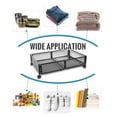 thumbnail image 6 of 6PCS Foldable Under Bed Storage Containers with Wheels, Metal Foldable Bedroom Storage Organizer, Rolling Under Bed Storage Bins Drawer for Clothes Blankets Shoes Toys Books (Black), 6 of 9