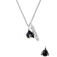 thumbnail image 2 of Delight Jewelry Resin Killer Whale Silvertone Sisters Best Friends Forever Bar Charm Necklace, 23", 2 of 4
