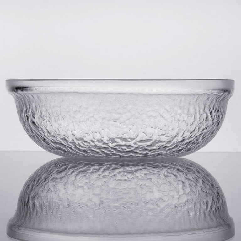 Carlisle .6 Qt. Clear Pebbled Polycarbonate Serving/Salad Bowl