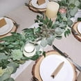 thumbnail image 5 of 10pcs 5.9ft Artificial Eucalyptus Garland with Willow Leaves Greenery Garland Faux Silver Dollar Garland for Wedding Party Table Decor Indoor Outdoor Decoration Christmas, 5 of 5