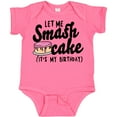 thumbnail image 3 of Inktastic Let Me Smash Cake Its My Birthday Girls Baby Bodysuit, 3 of 5