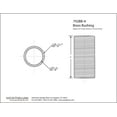 thumbnail image 2 of Westbrass 4" Tall Brass Adapter Bushing, 792BB-4, 2 of 5