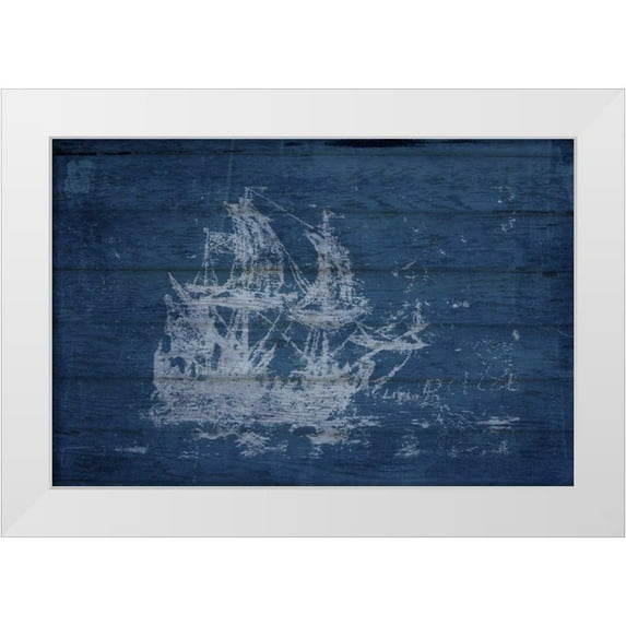 Murdock, Ramona 32x23 White Modern Wood Framed Museum Art Print Titled - Ghostly II