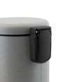 thumbnail image 2 of Elle Decor EL-44160-GREY Speckled Design 3 Liter Step Bin with Lid Trash Can, Grey, 2 of 2