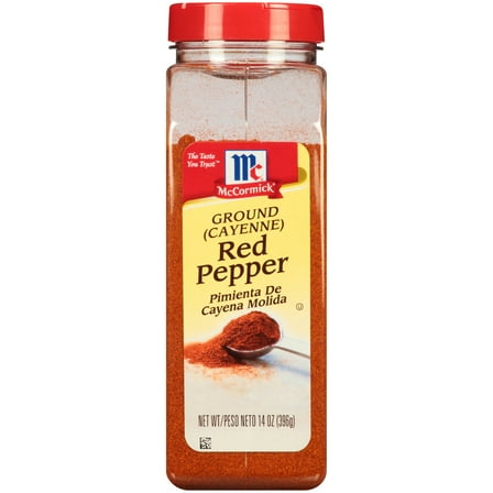 McCormick Non-GMO Kosher Ground Cayenne Red Pepper, 14.0 oz Bottle