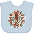 thumbnail image 3 of Inktastic Southwestern Native Pattern Lizard Boys or Girls Baby Bib, 3 of 4
