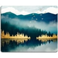 thumbnail image 6 of Mouse Pad, Square Personalized Computer Mouse Pads with Forest Moon Design, Washable Mouse Mat with Lycra Cloth, Gaming Office Home Non-Slip Rubber Base  Mousepad 9.5"x7.9"x0.12" Inch, 6 of 12