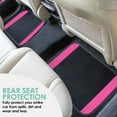 thumbnail image 6 of FH Group Carpet Floor Mats for Car, SUV, Van Universal Fit w/ Free Gift - Full Set F14407Pink, 6 of 10