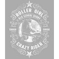 thumbnail image 2 of Lavoie, Tina 15x17 White Modern Wood Framed Museum Art Print Titled - Roller Girl Tee, 2 of 4