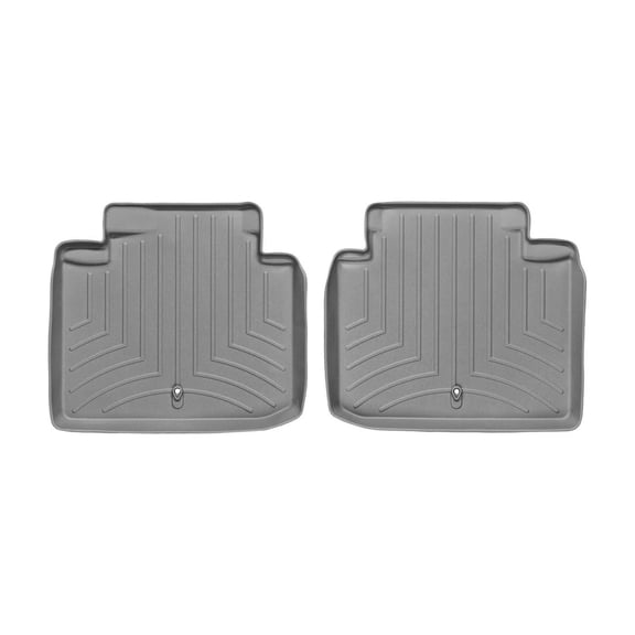 WeatherTech Custom Fit FloorLiners compatible with Lexus GS 430, GS 450h, GS 300, GS 350/GS 460 - 2nd Row (2-Piece Liner), Grey