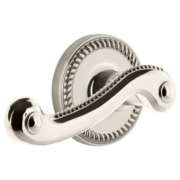 Grandeur Newnew_Sd_Na_Rh Newport Solid Brass Rose Right Handed Single Dummy Door Lever -