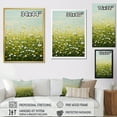 thumbnail image 4 of Designart "Dreamlike Minimalist Buttercups" Buttercups Floater Framed Wall Decor, 4 of 5