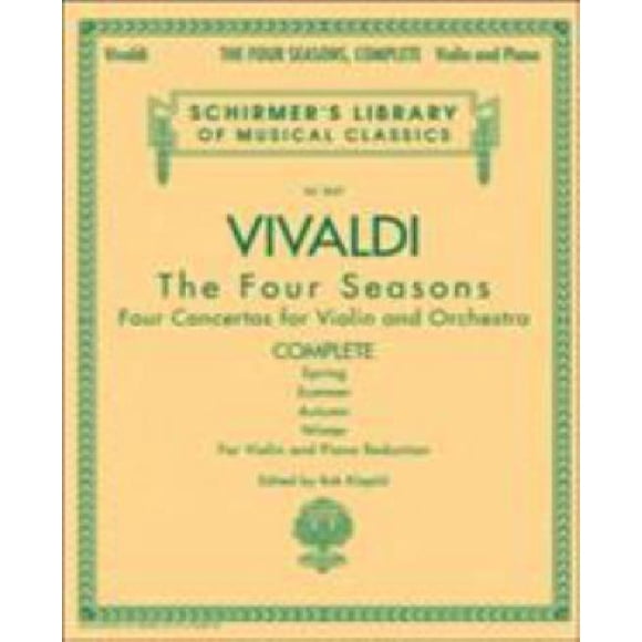 The Four Seasons Op. 8 for Violin and Orchestra: For Violin And Piano
