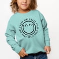 thumbnail image 2 of SmileyWorld Good Vibes Outline - Toddler Graphic Sweatshirt, 2 of 11