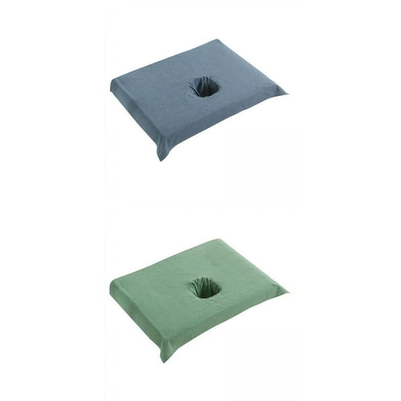 2x Pure Massage Table Cover Salon Bed Hole Towel 50x70cm