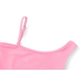 thumbnail image 3 of Serdomi Girls One Piece Swimsuit Trendy Pink Indigo Rib Knit Color Block Side-Cutout Bathing Suit for Little & Big Kids Size 12, 3 of 8
