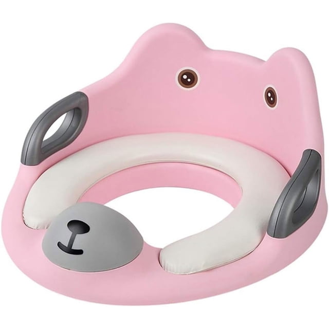 Orinales y asientos Asiento de orinal suave y móvil, fácil de limpiar, adecuado para asiento de entrenamiento para ir al baño de niño y niña, rosa