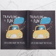thumbnail image 4 of Funda para pasaporte con estampado de cocodrilo y dinosaurio de dibujos animados, funda para pasaporte de piel sintética, bolsa para guardar documentos de viaje, funda para tarjetas, 4 of 5