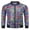 Laser Gold, variant on Men's Metallic Jacket 78S Disco Dance Party Costume Shiny Varsity Zipper Baseball Bomber Jacket