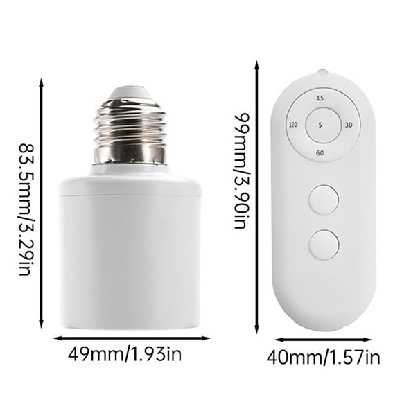 Inteligente control remoto infrarrojo conversión lámpara cabeza ajustable E27 tornillo