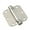 Nickel, variant on Richelieu 51821NBR 3-1/2" X 3-1/2" Spring 5/8" Radius Corner Mortise Door Hinge - Nickel