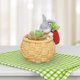 thumbnail image 3 of Cute Animal Themed Planter Pot Pen Holder con drenaje Resina Florero Decorativo Jardín Macetas para mesa Escritorio Decoración del hogar Conejo, 3 of 8