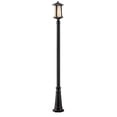 thumbnail image 1 of Z-Lite Harbor Lane 1 Light Outdoor Post Light in Black, 1 of 1