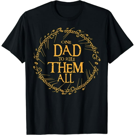 One Dad To Rule Them All, Vintage Father's Day Apparel T-Shirt