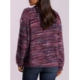 thumbnail image 7 of PRETTYGARDEN Womens Cardigan Sweaters Fall Striped Long Sleeve V Neck Button Down Knit Fuzzy Outerwear Trendy Clothes, 7 of 7