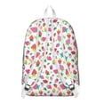 thumbnail image 3 of Sac à Dos Scolaire à Motif de Fraises, Mignon Motif de Baies Rouges, Sac de Jour Décontracté Léger, Sac de Voyage pour Étudiants et Femmes, 3 of 3